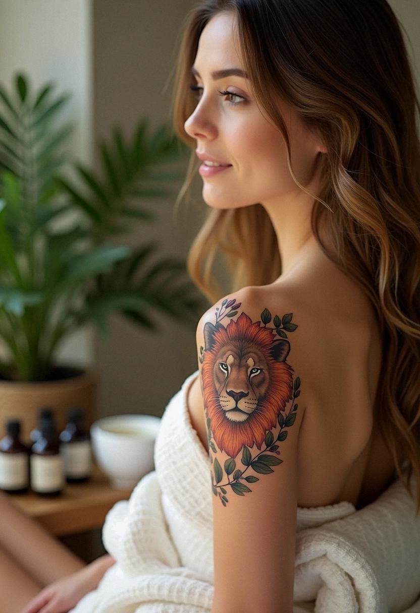 leo tattoo