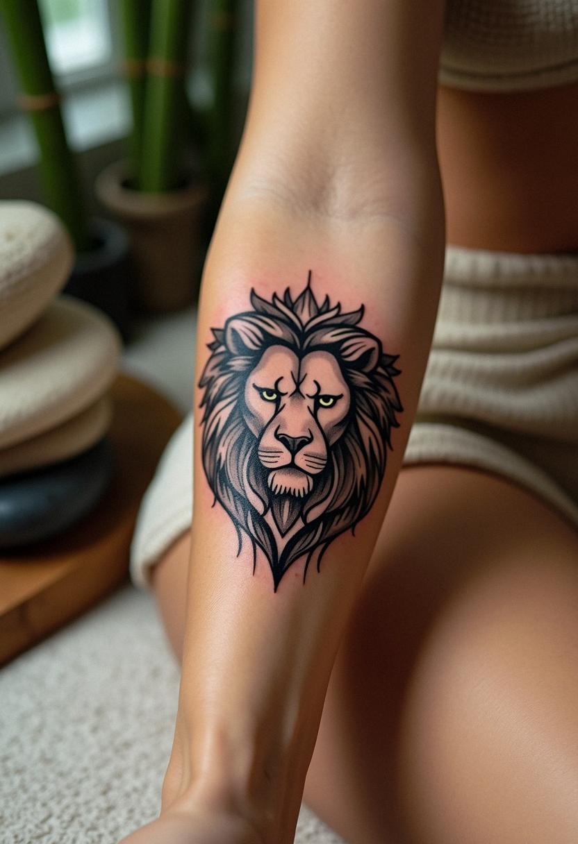 leo tattoo