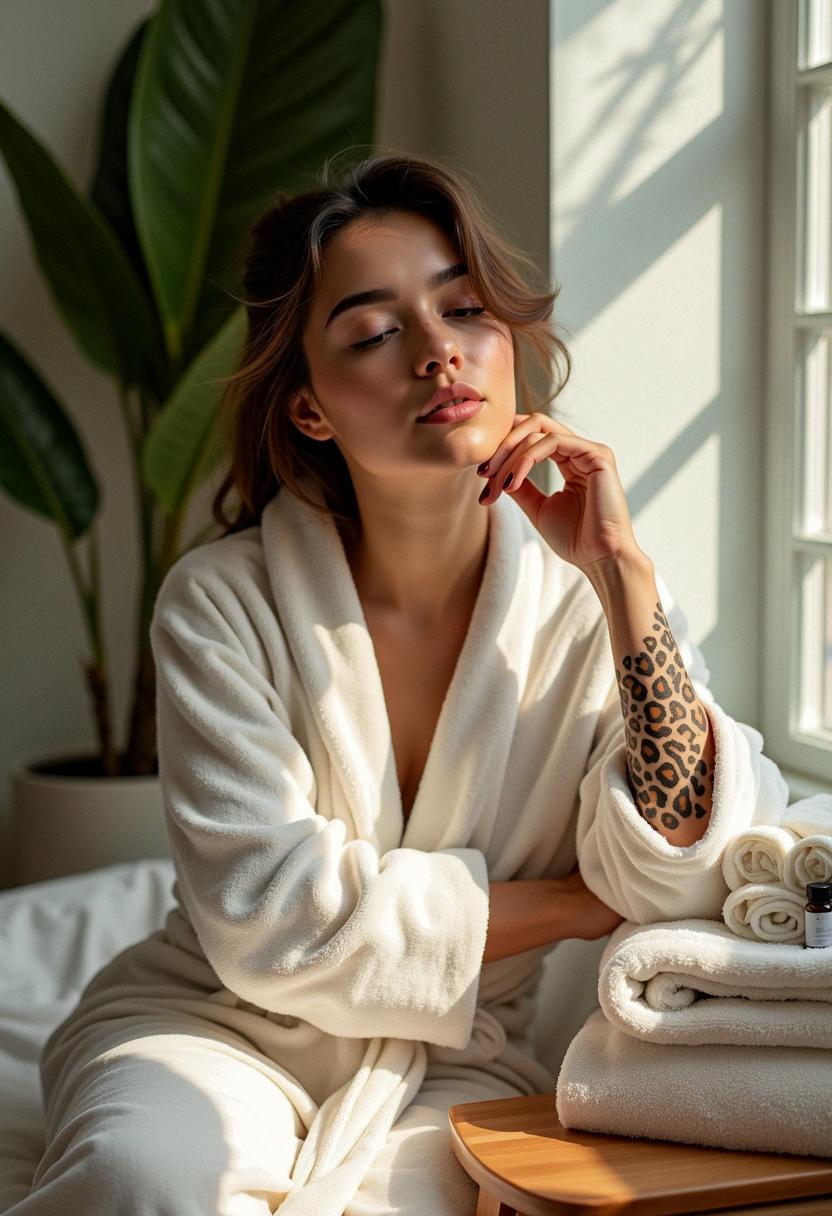 leopard print tattoo
