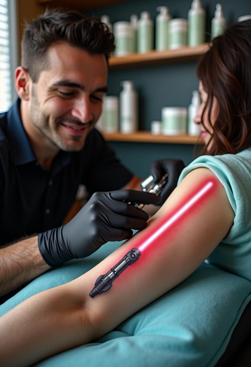 lightsaber tattoo