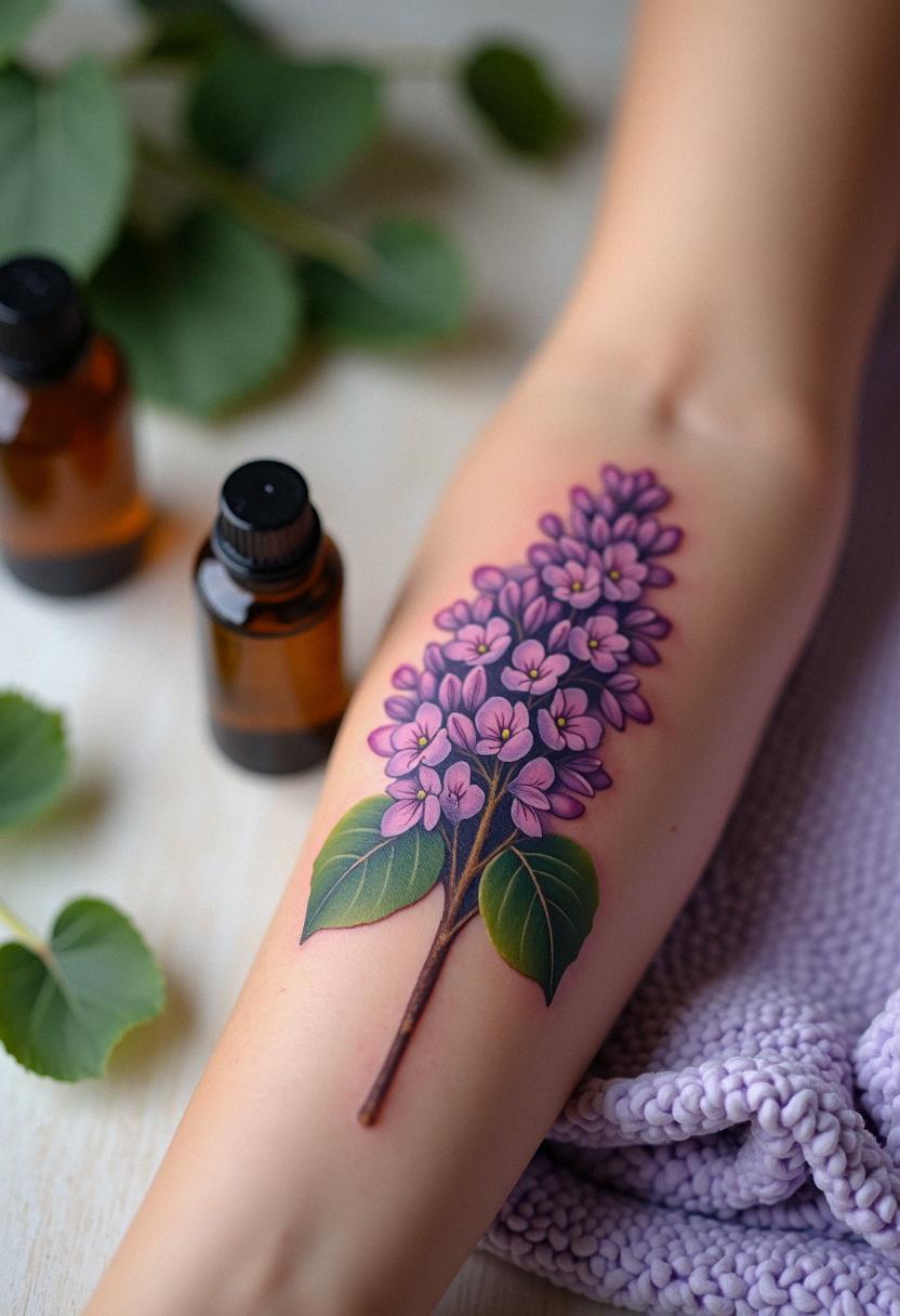 lilac tattoo