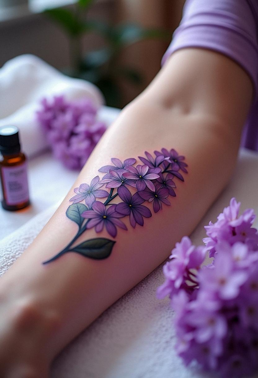 lilac tattoo