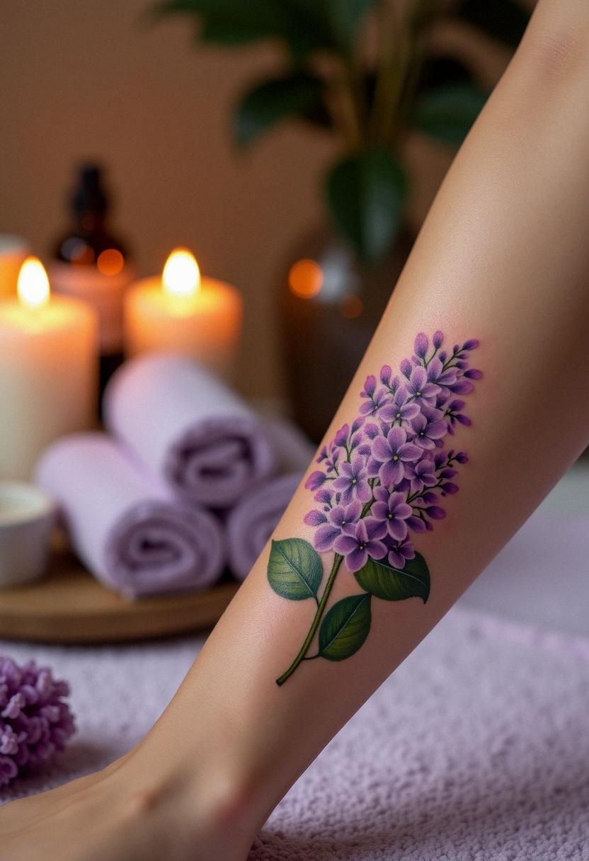 lilac tattoo