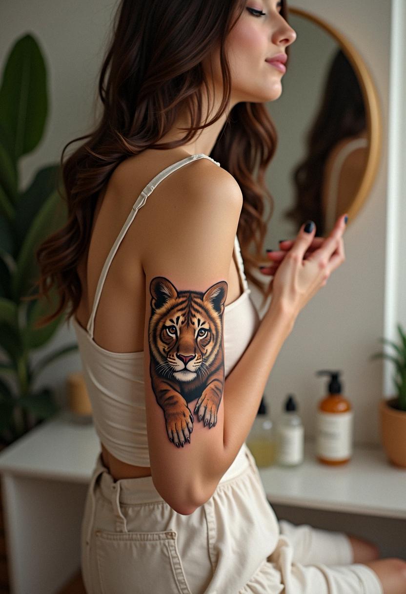 lion cub tattoo