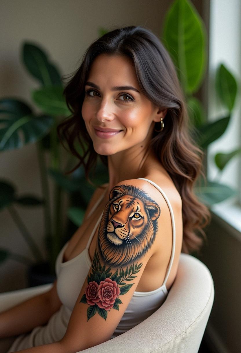 lion cub tattoo