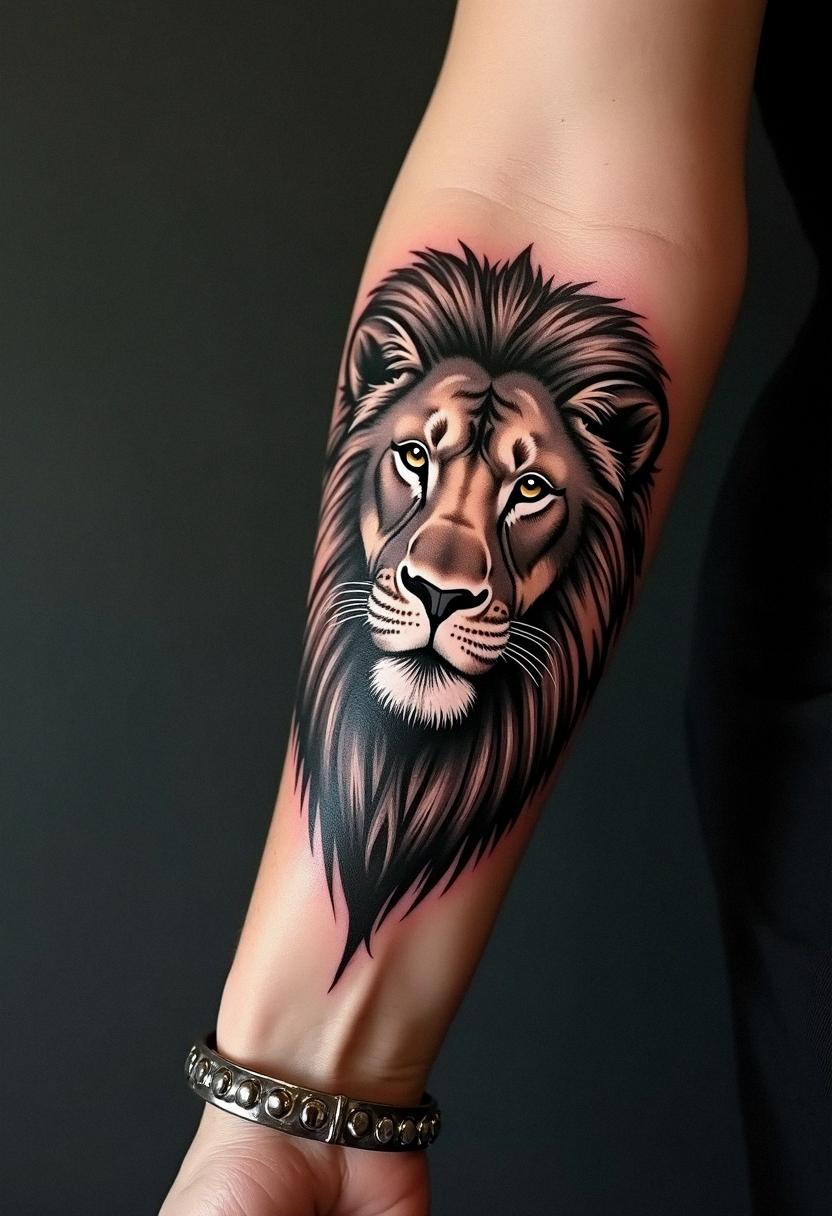 lion head tattoo lion head tattoo