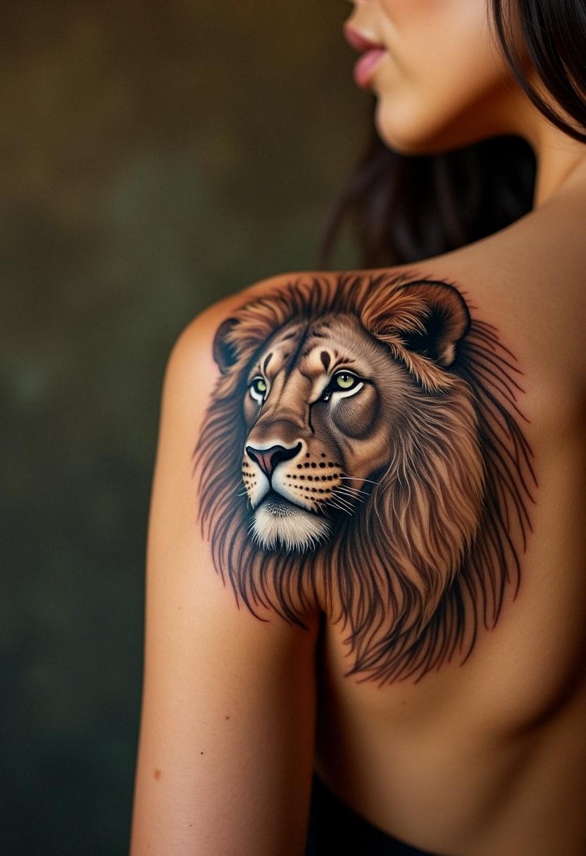 lion head tattoo lion head tattoo