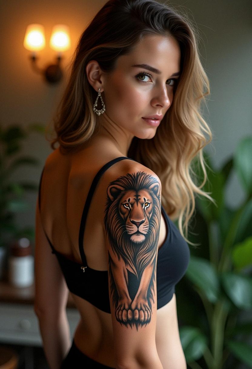 lion of judah tattoo