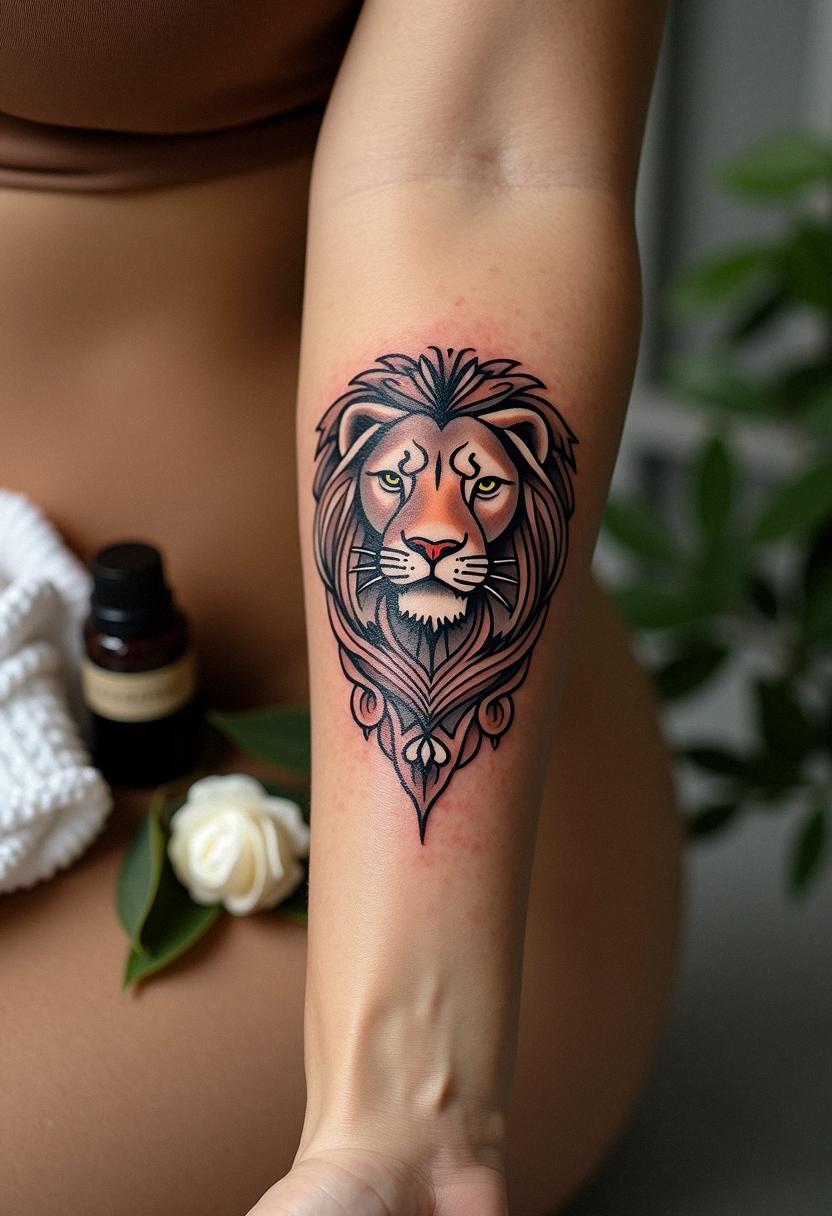 lion of judah tattoo