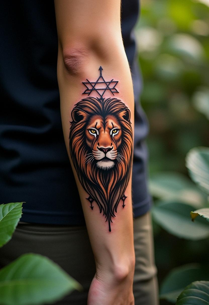 lion of judah tattoo