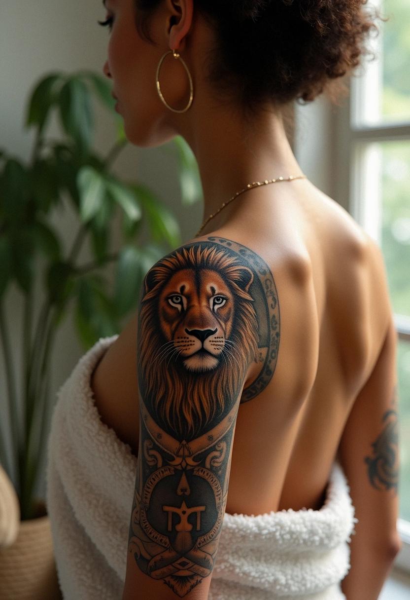lion of judah tattoo