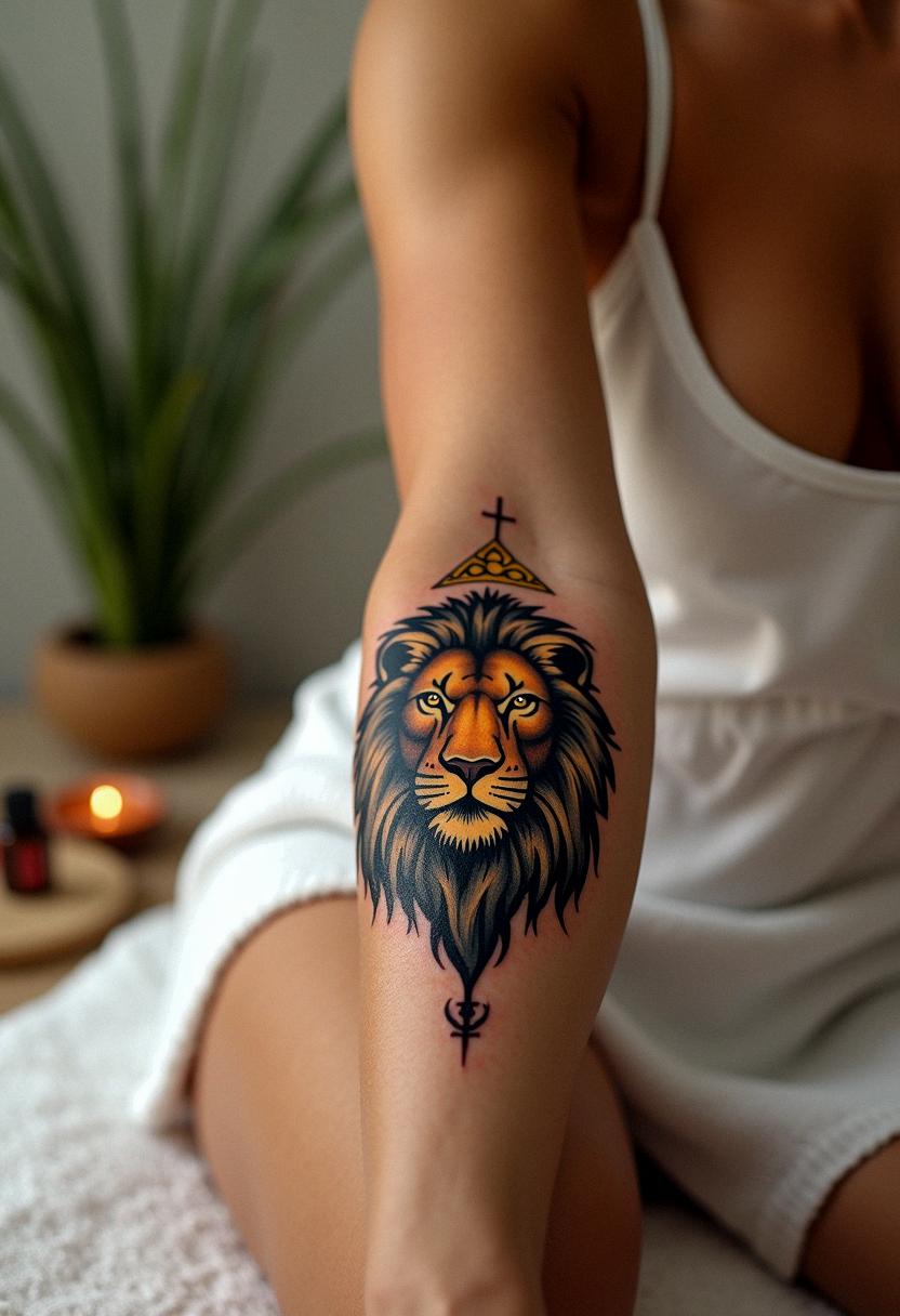 lion of judah tattoo