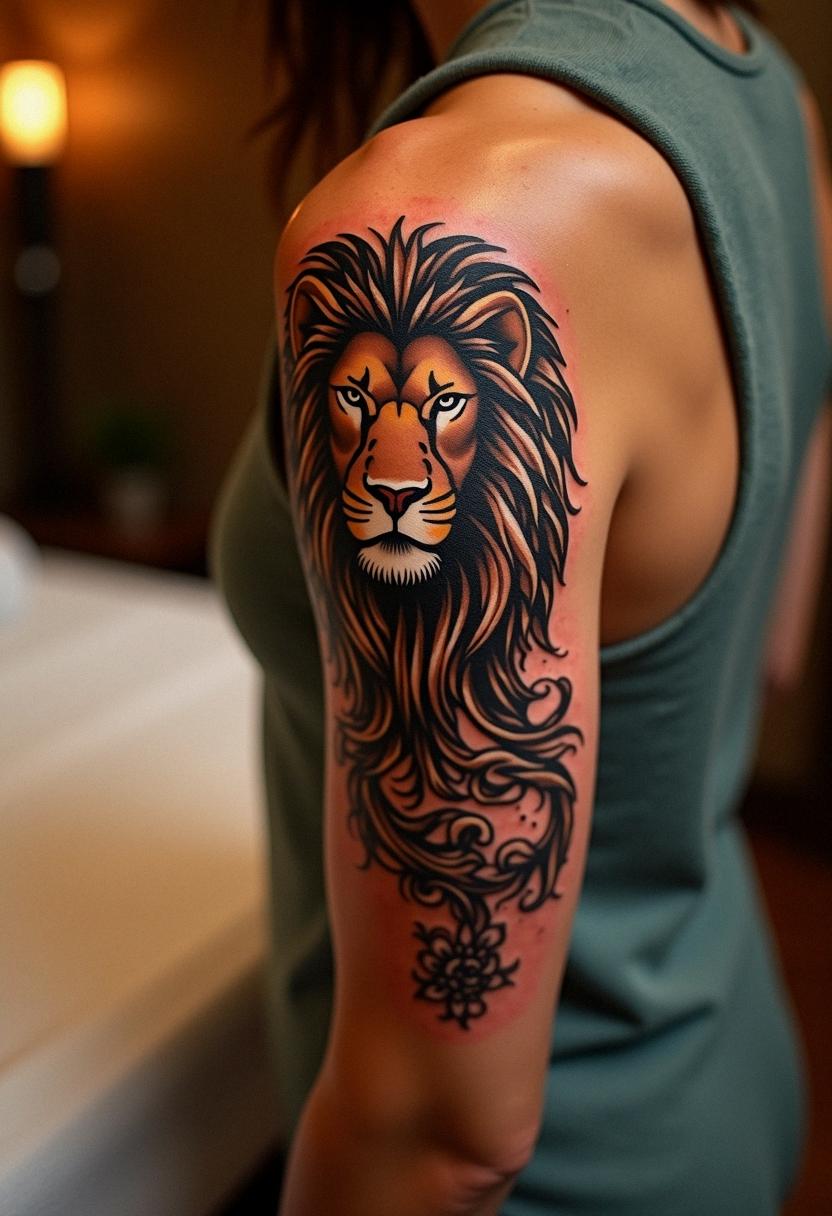 lion of judah tattoo