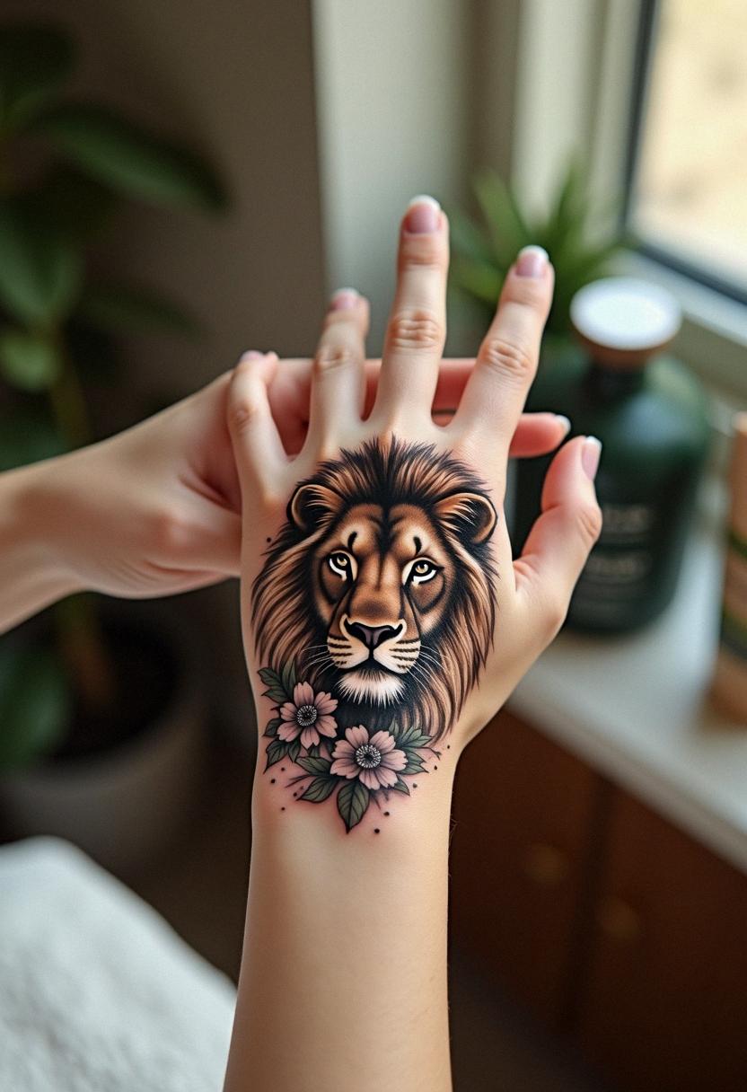 lion tattoo