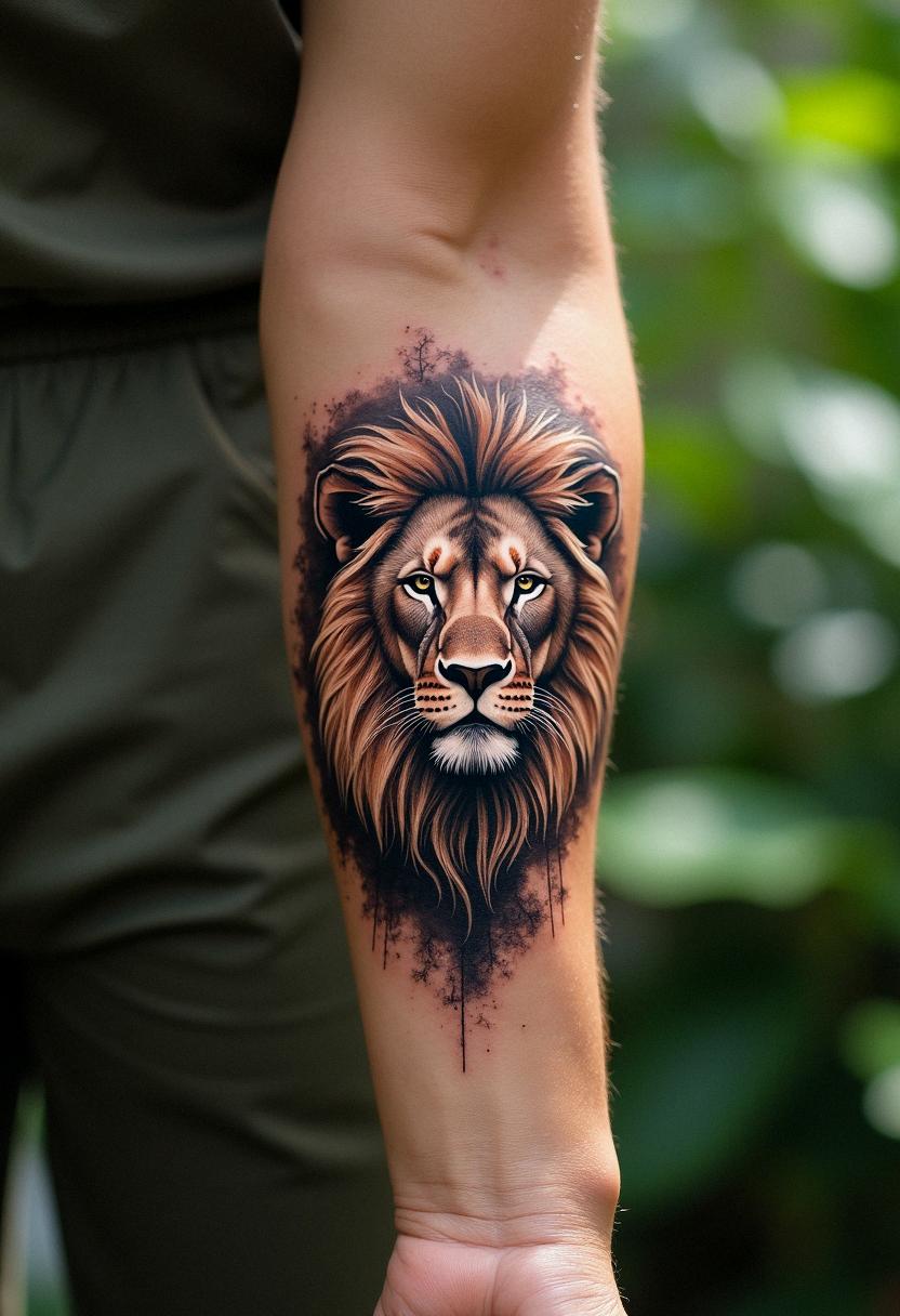 lion tattoo