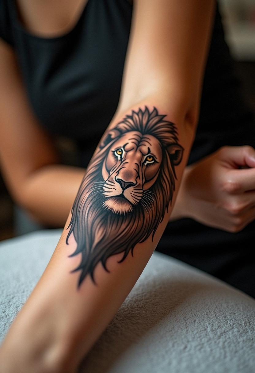 lion tattoo