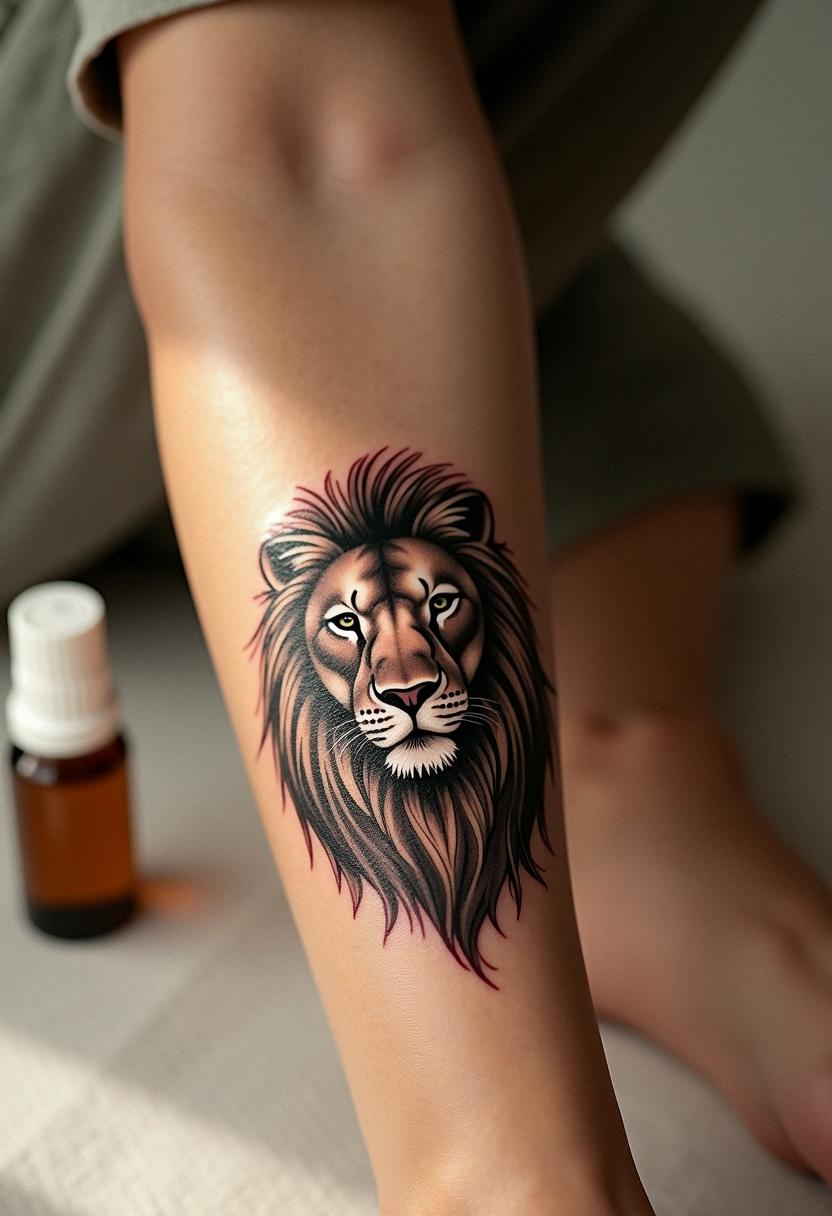 lion tattoo