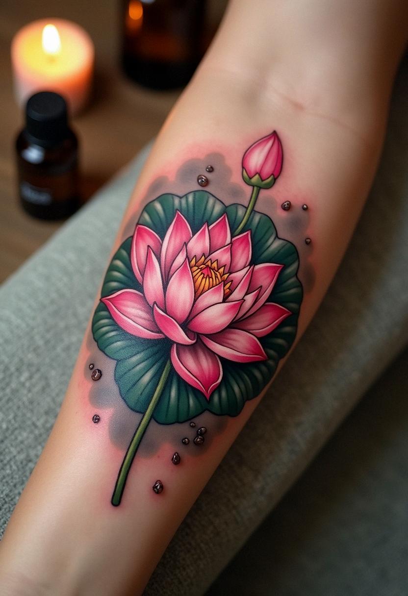 lotus flower tattoos