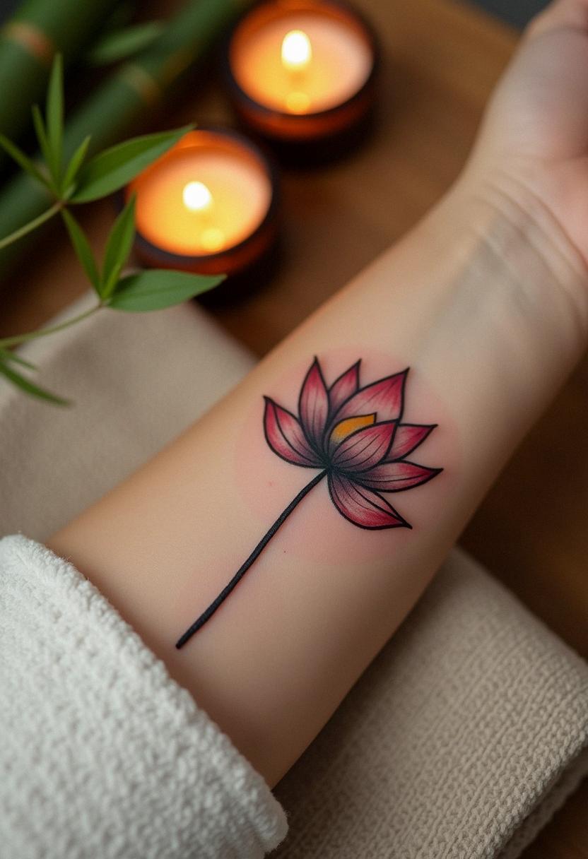 lotus flower tattoos