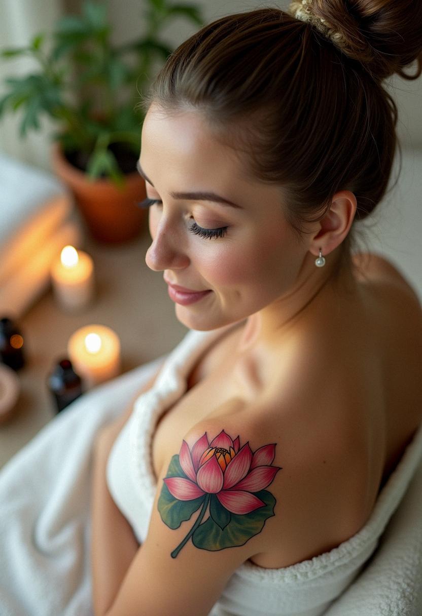 lotus flower tattoos