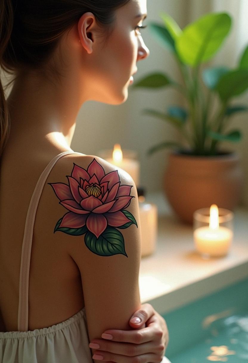 lotus flower tattoos