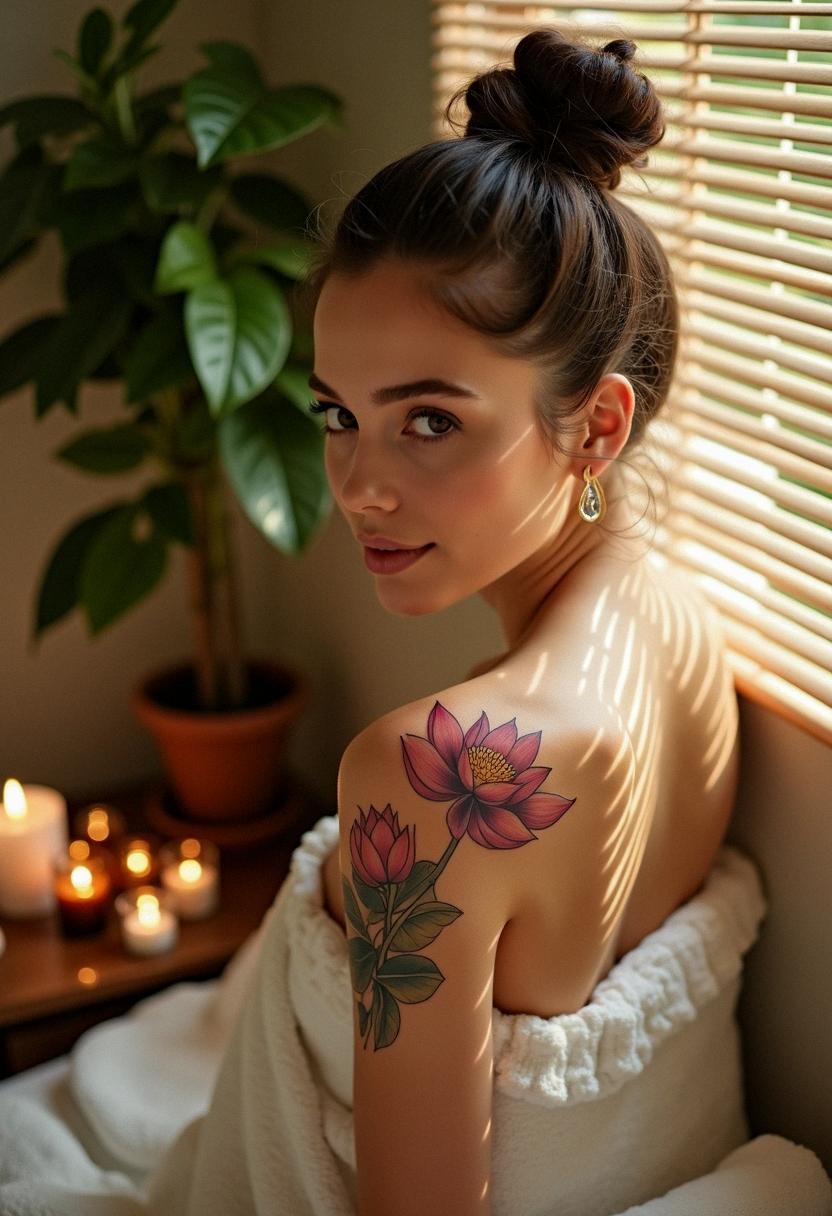 lotus flower tattoos