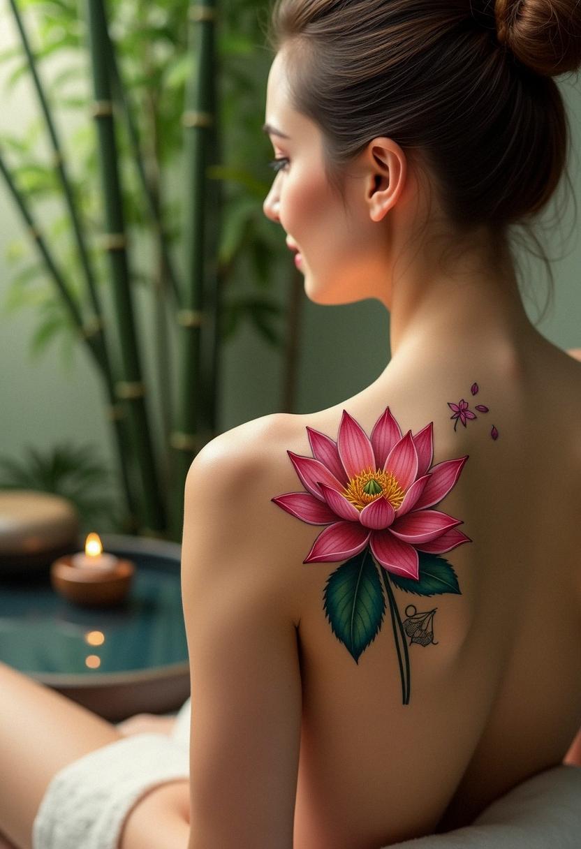 lotus flower tattoos
