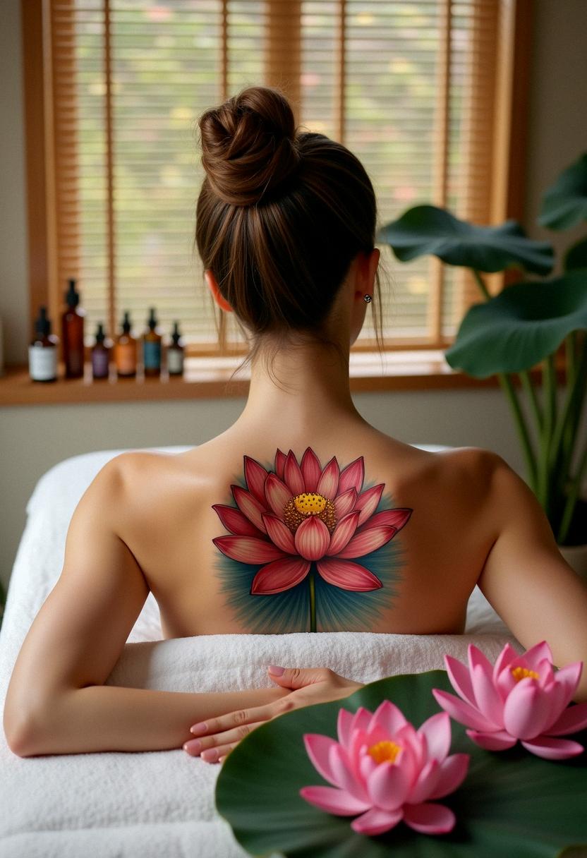lotus flower tattoos