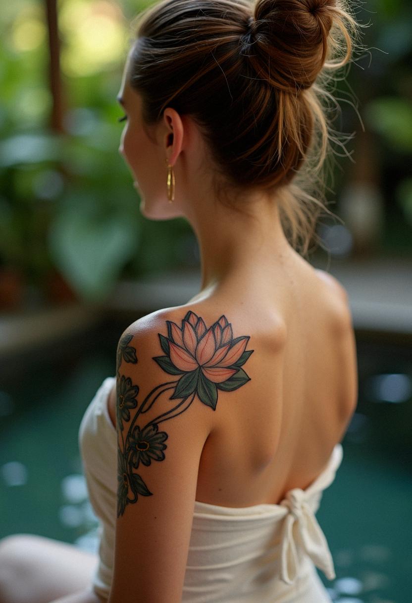 lotus flower tattoos