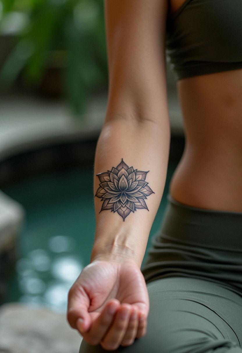 lotus mandala tattoo