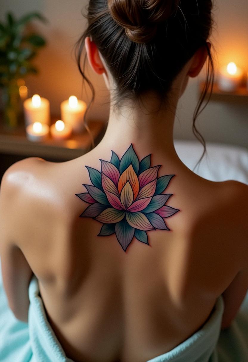 lotus mandala tattoo