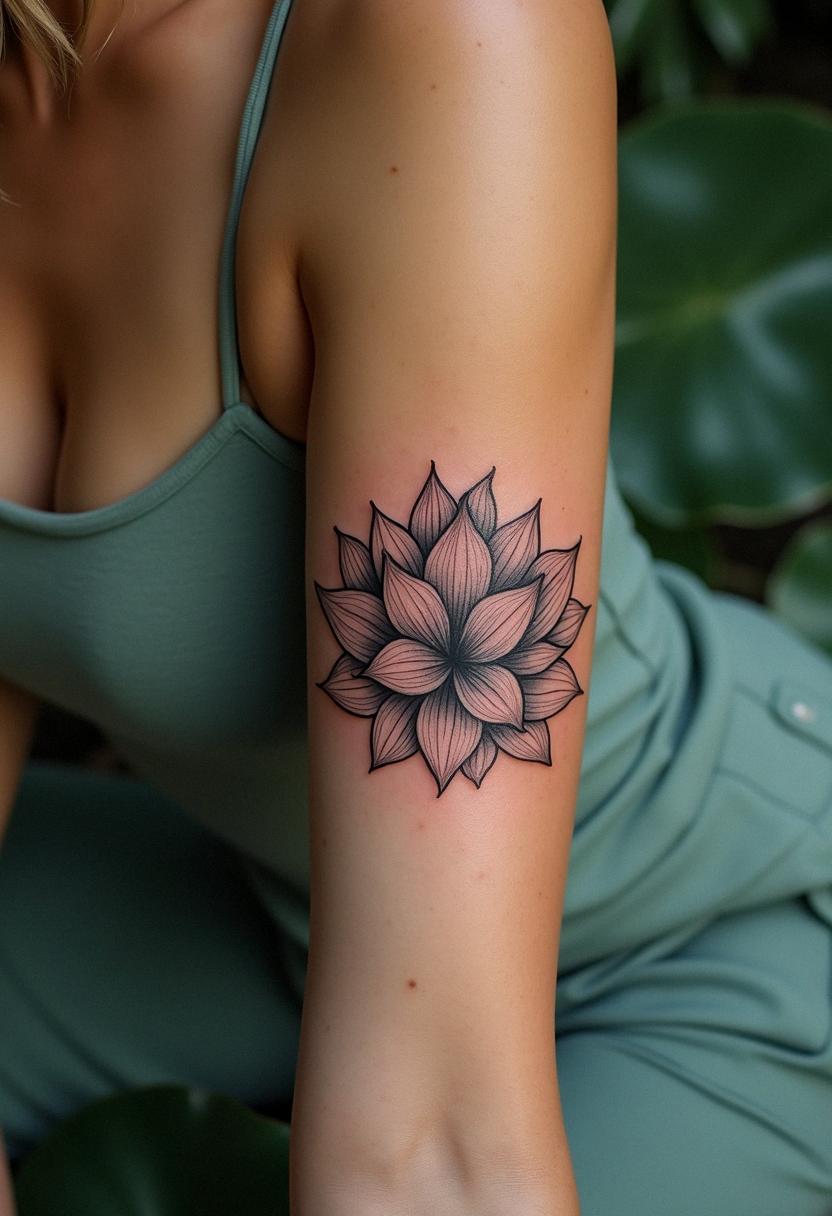 lotus mandala tattoo