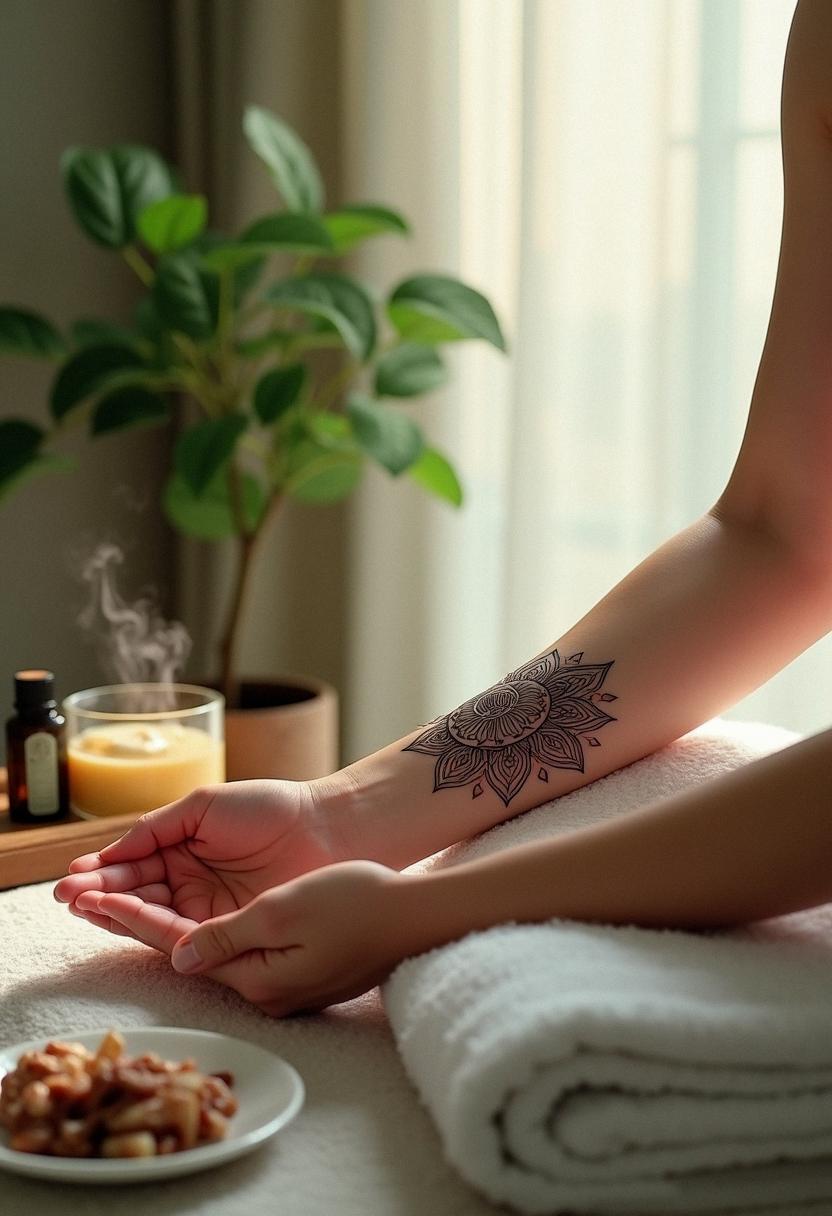 lotus mandala tattoo