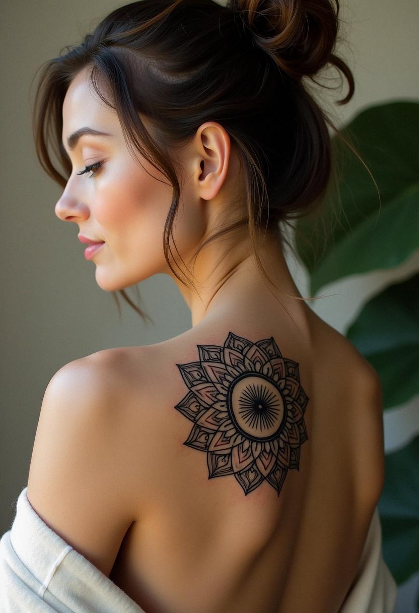 lotus mandala tattoo