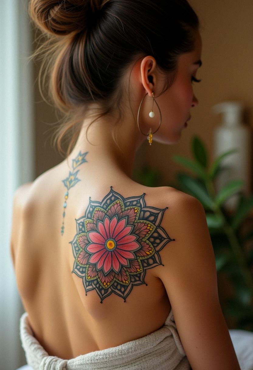 lotus mandala tattoo