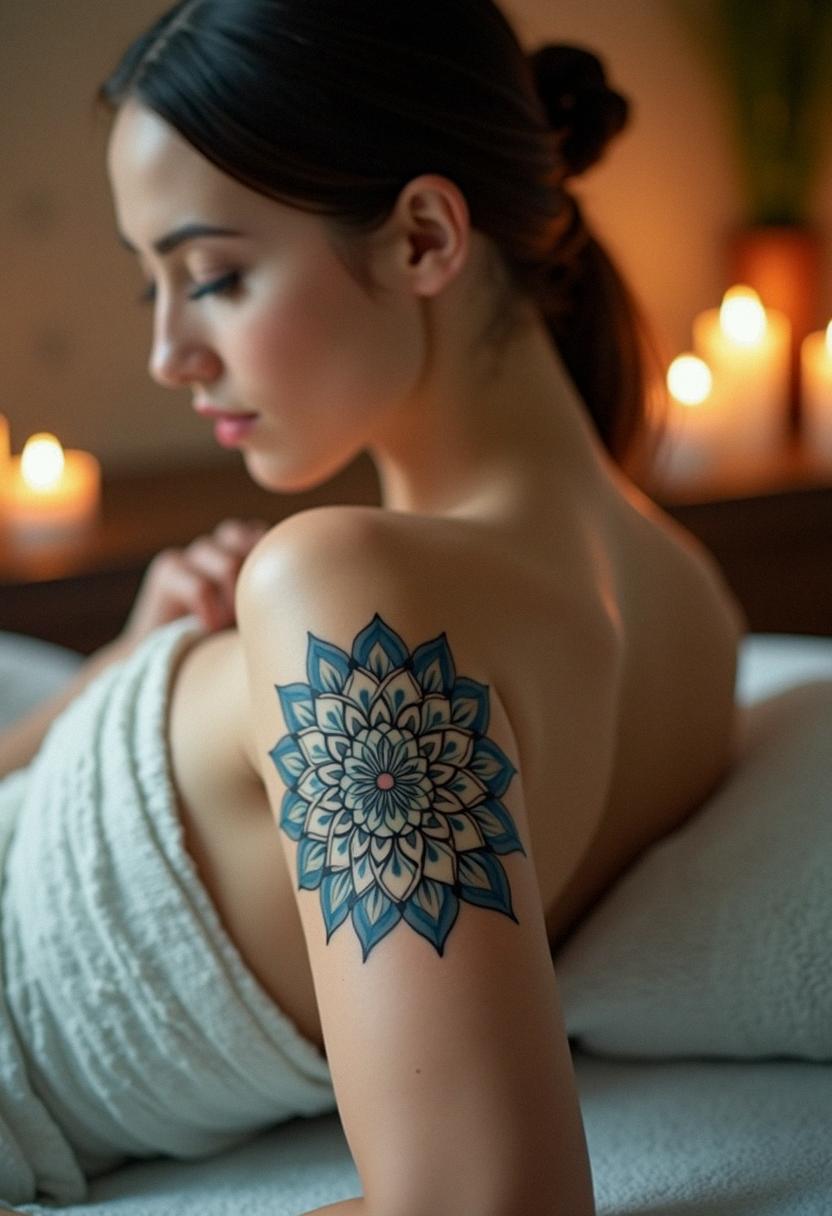 lotus mandala tattoo