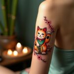 Lucky Cat Tattoo 00001