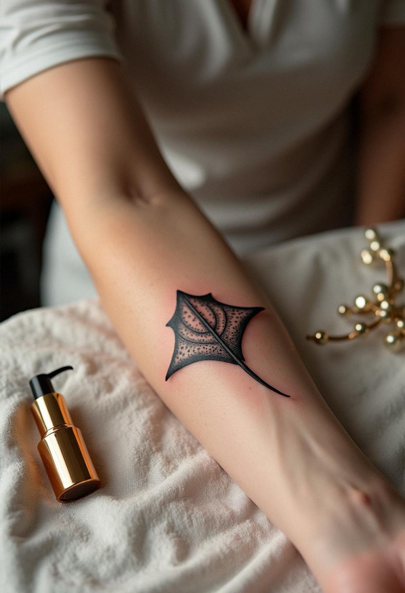 manta ray tattoo