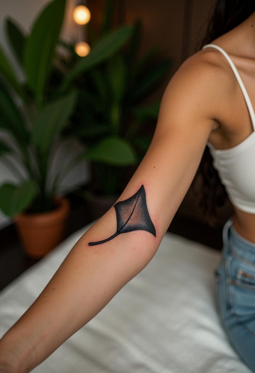 manta ray tattoo