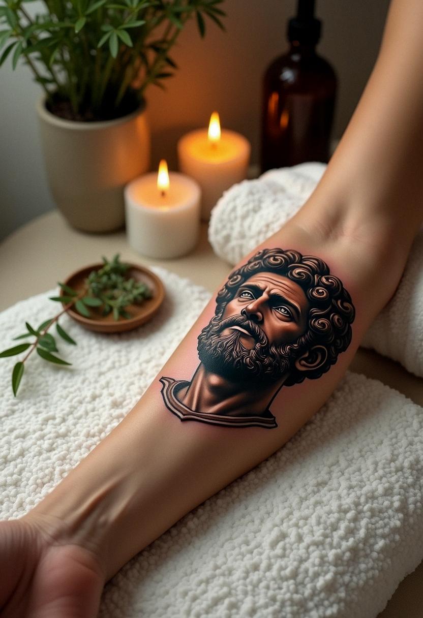 marcus aurelius tattoo