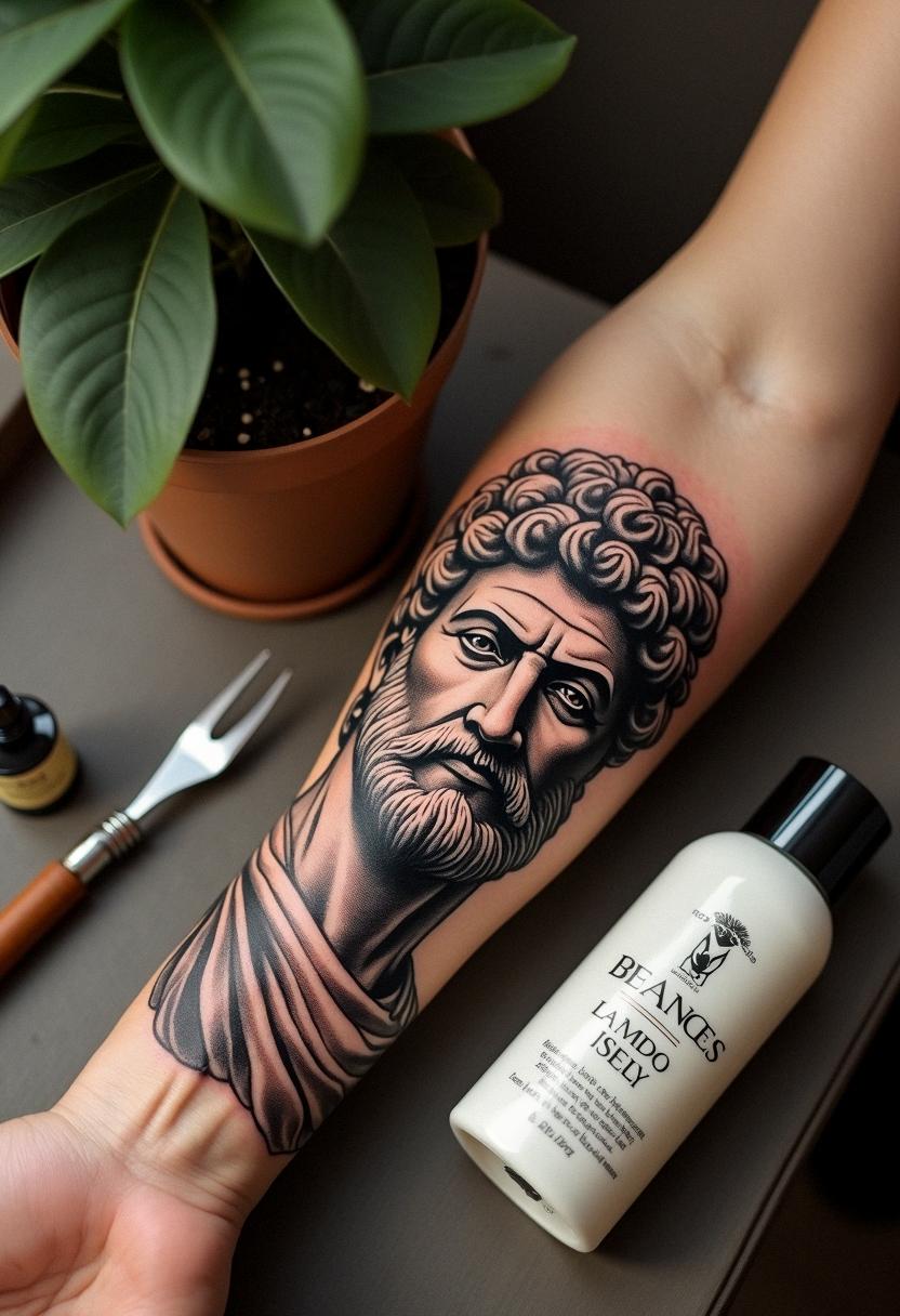 marcus aurelius tattoo
