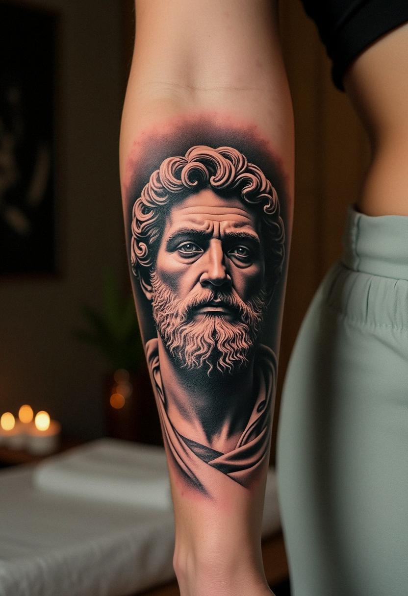 marcus aurelius tattoo