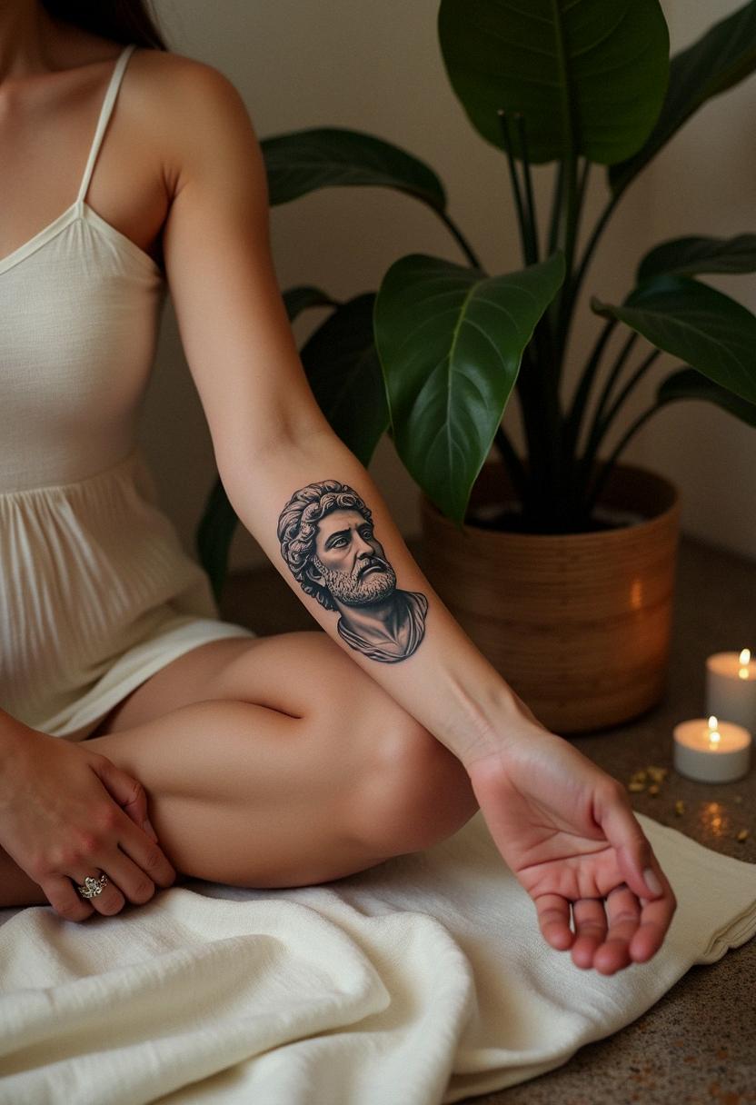 marcus aurelius tattoo