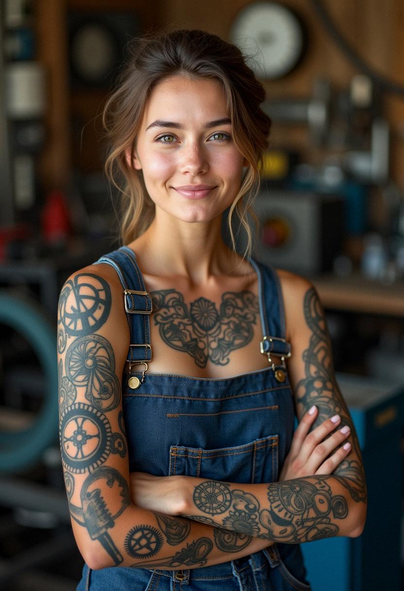 mechanic tattoos