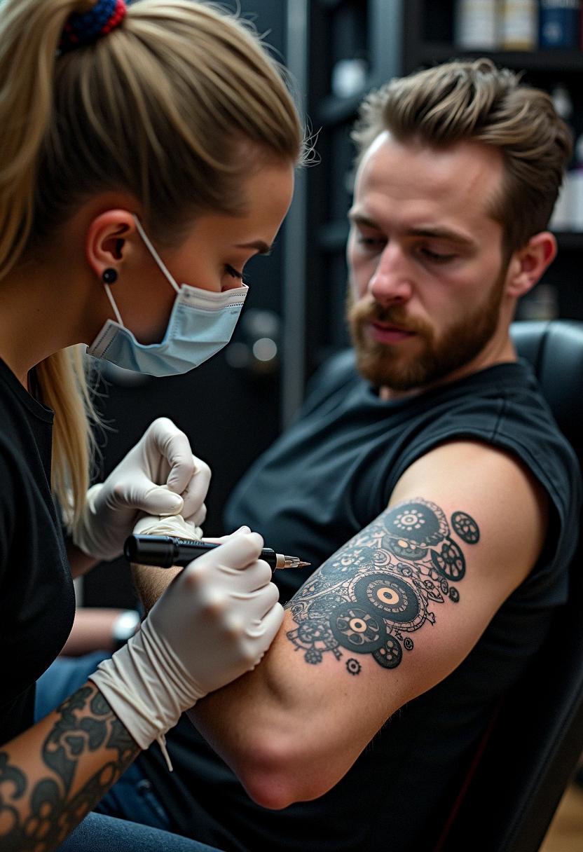 mechanic tattoos