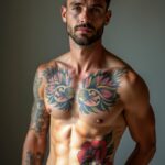 Mens Tattoos Stomach 00001