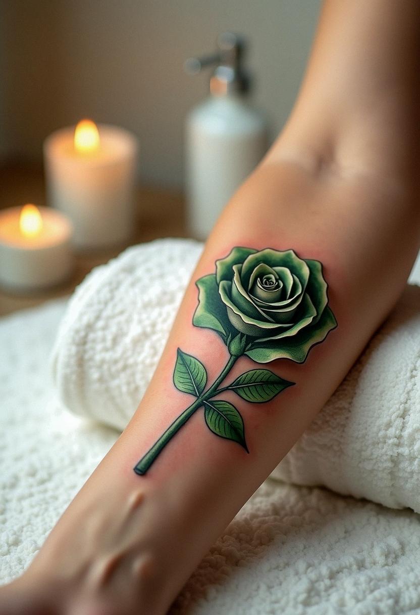 money rose tattoo