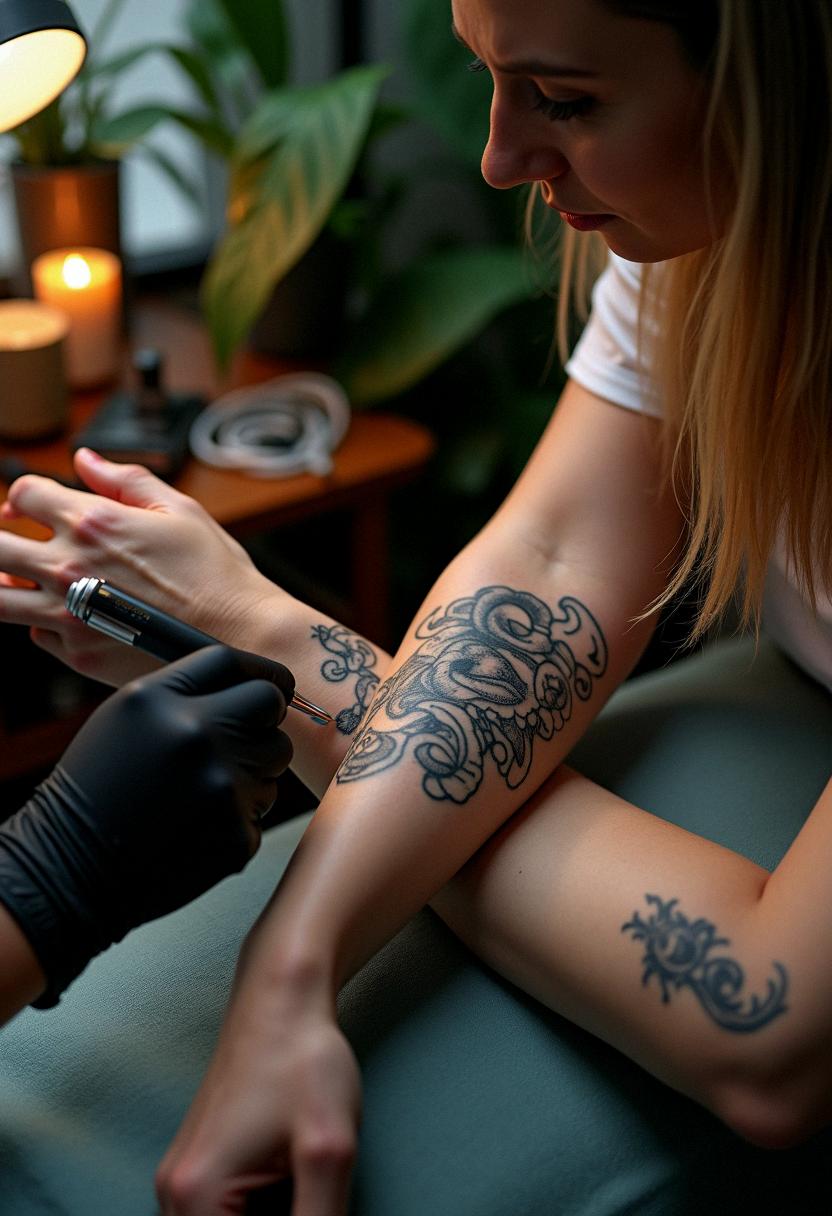 money tattoos