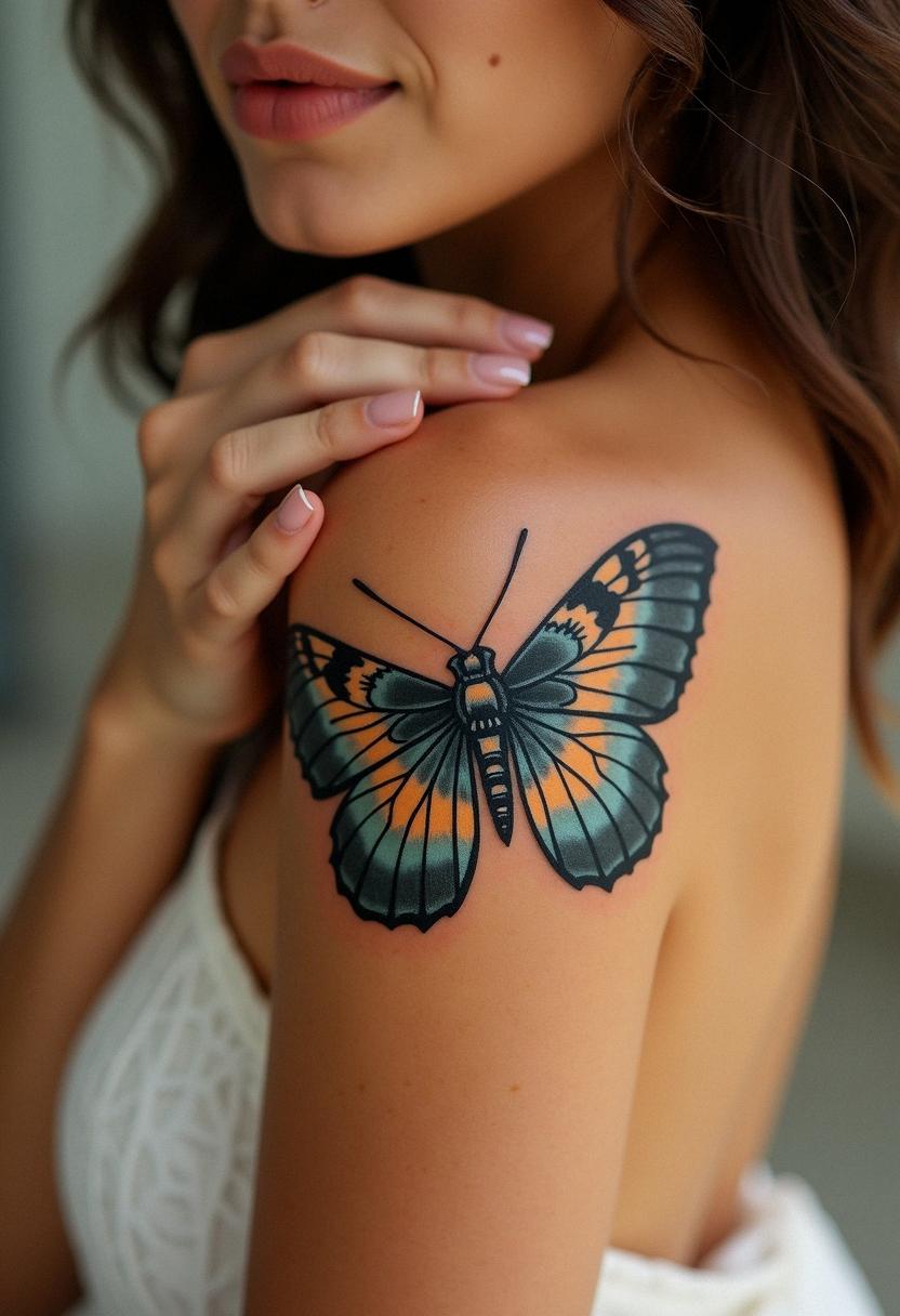 moth tattoo