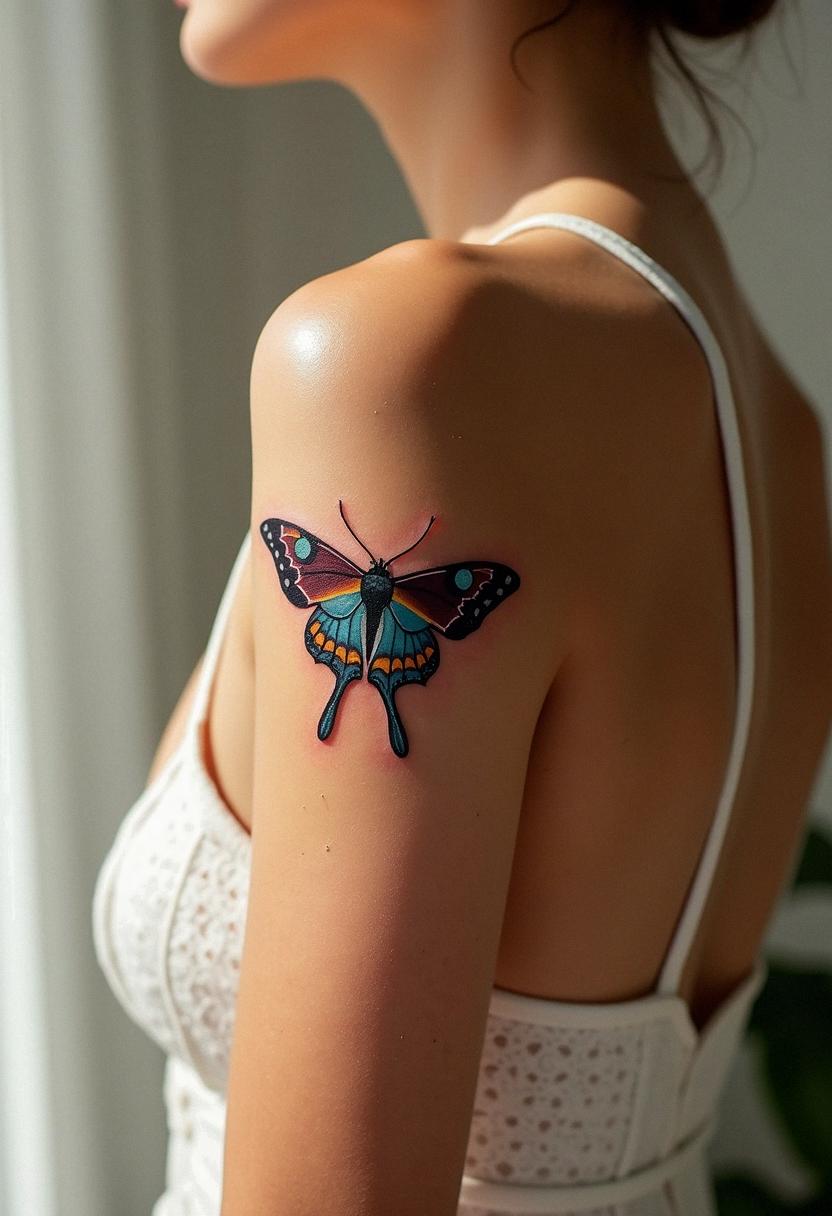 moth tattoo